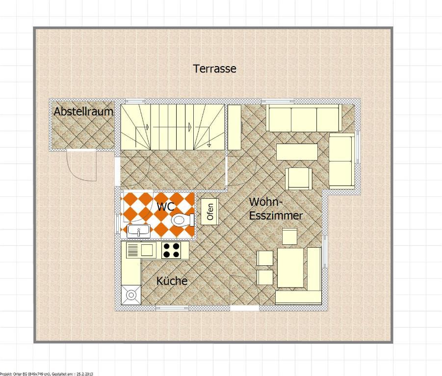 Almchalet Orter Deutschberg Kamer foto